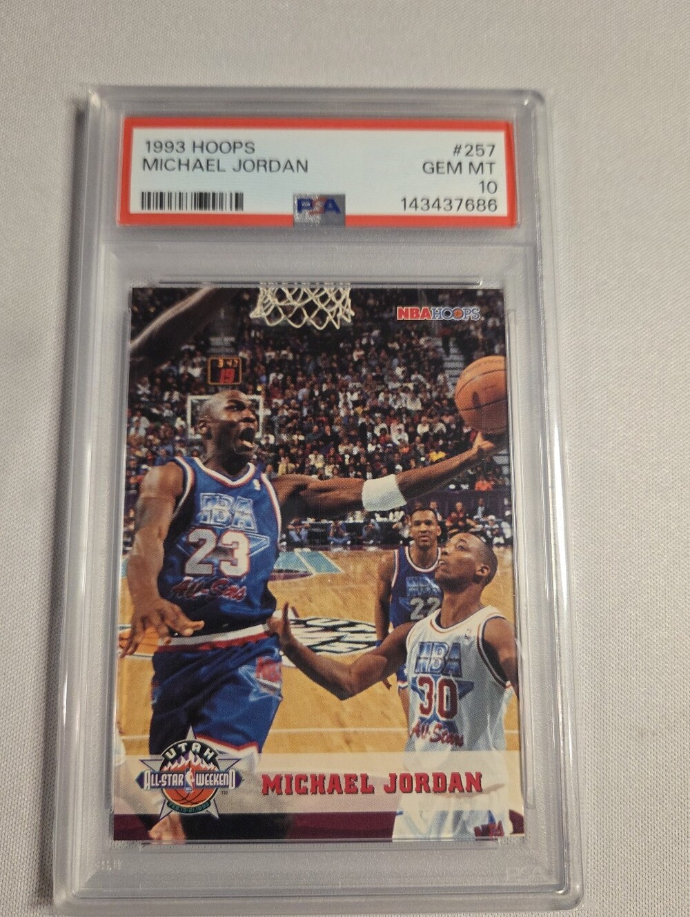 1993 Hoops All-Star Print - Blue